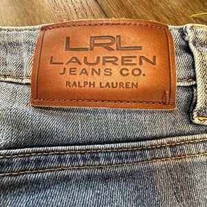 LRL Ralph Lauren Jeans Co Classic‎ Straight Cropped Denim Women Size 8
